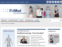 Tablet Screenshot of bvmed.de